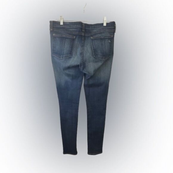 Like NEW Rag & Bone Skinny Jeans Dark Wash Kingsland Style W1502K520 W Size 31 - Picture 3 of 8